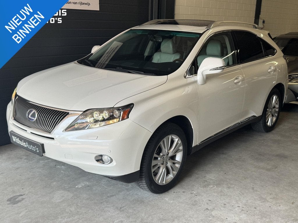 Lexus RX 450h 4WD President HUD Mark Levinson Trekhaak, Auto's, Lexus, Automaat, Euro 5, Gebruikt, Stoelverwarming