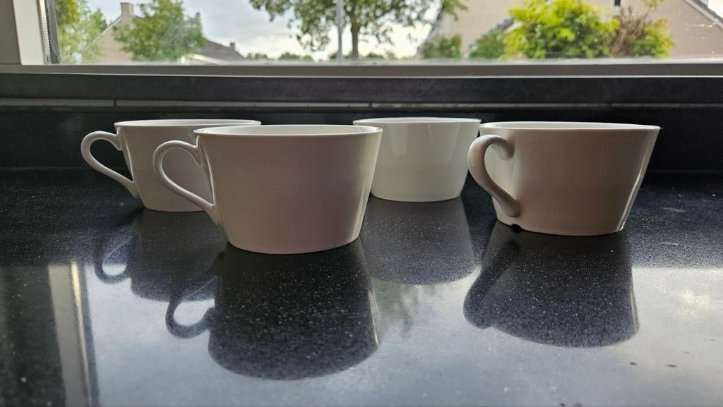 4 Cappuccino koppen, Nieuw, Ophalen of Verzenden, Overige stijlen, Kop(pen) en/of Schotel(s)