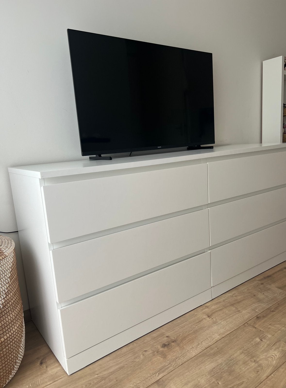 Malm ladekast in goede staat, Huis en Inrichting, Kasten | Ladekasten, Ophalen, Gebruikt, 5 laden of meer, 150 tot 200 cm