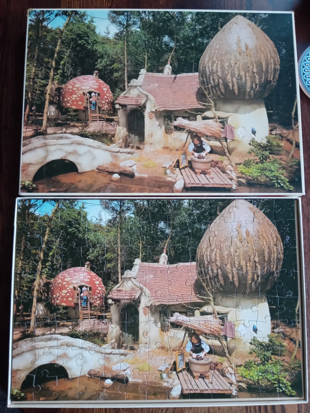 Efteling Puzzel - Het Kabouterdorp 100 stukjes, Hobby en Vrije tijd, Ophalen of Verzenden, Minder dan 500 stukjes, Gebruikt, Legpuzzel