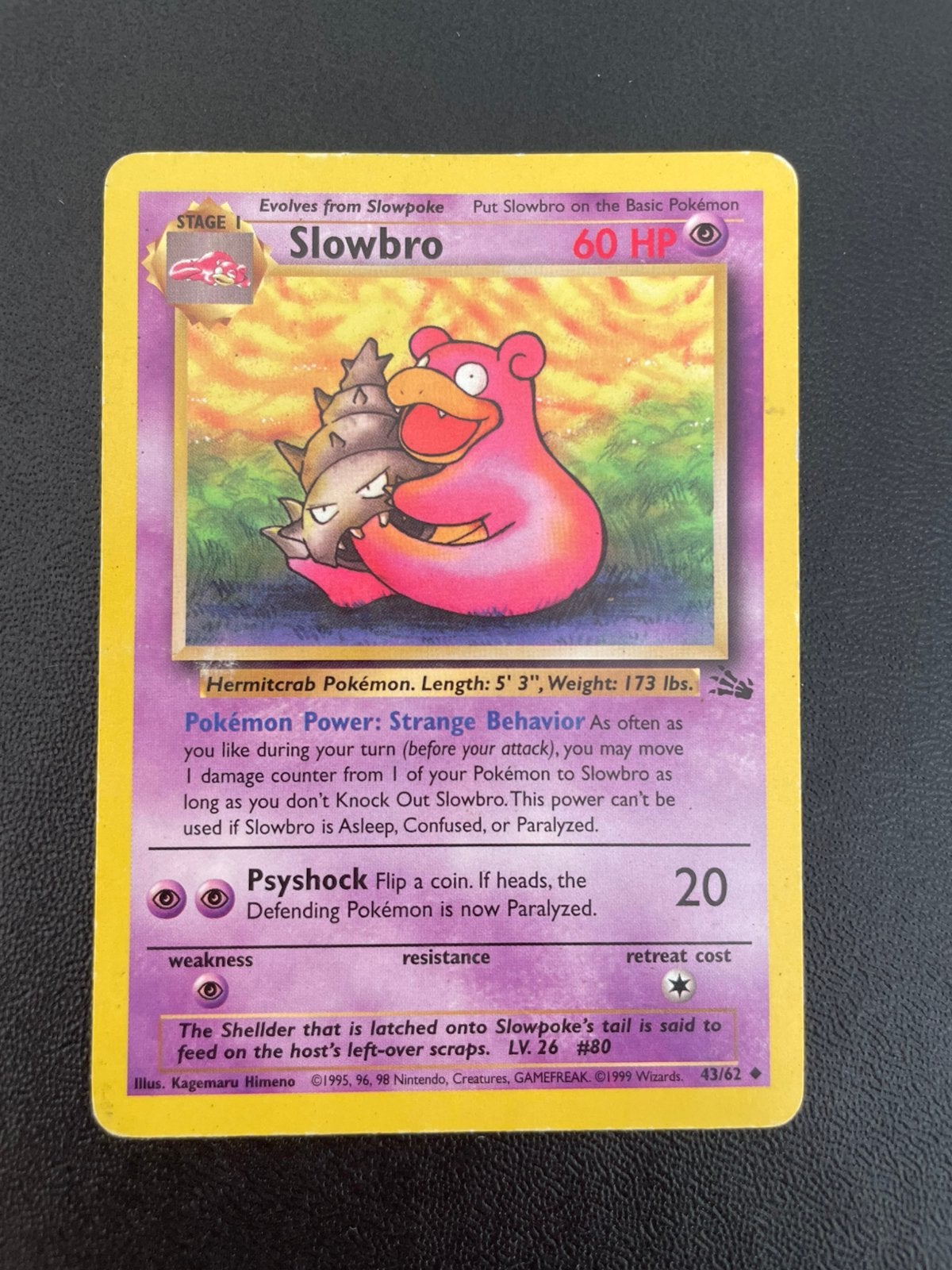 Slowbro 43/62 Fossil, Verzenden, Zo goed als nieuw