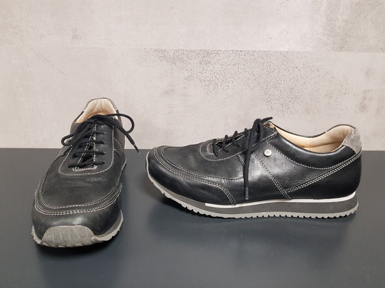 Wolky E-walk sneakers 42 zwart leder, Wolky, Zwart, Ophalen of Verzenden, Sneakers of Gympen