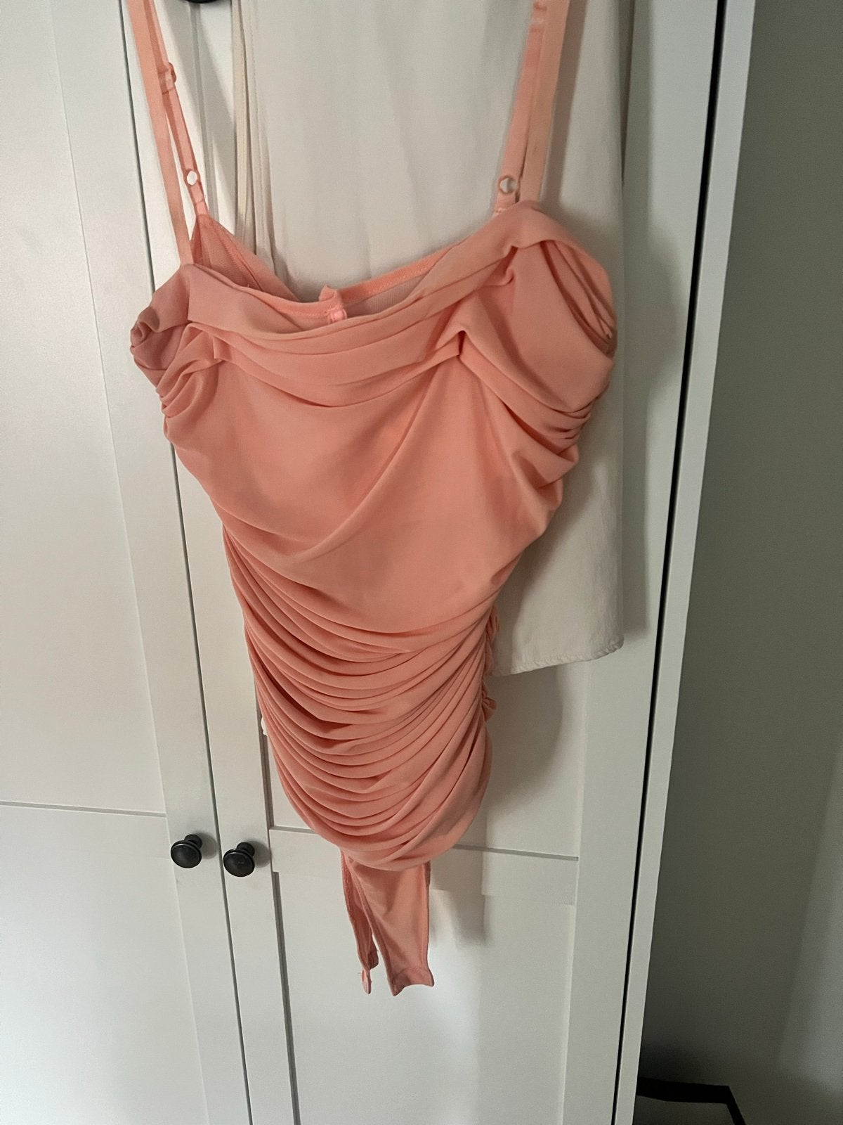 Mooi geribbeld topje Unique The Label maat M, Maat 38/40 (M), Oranje, Ophalen of Verzenden, Zo goed als nieuw