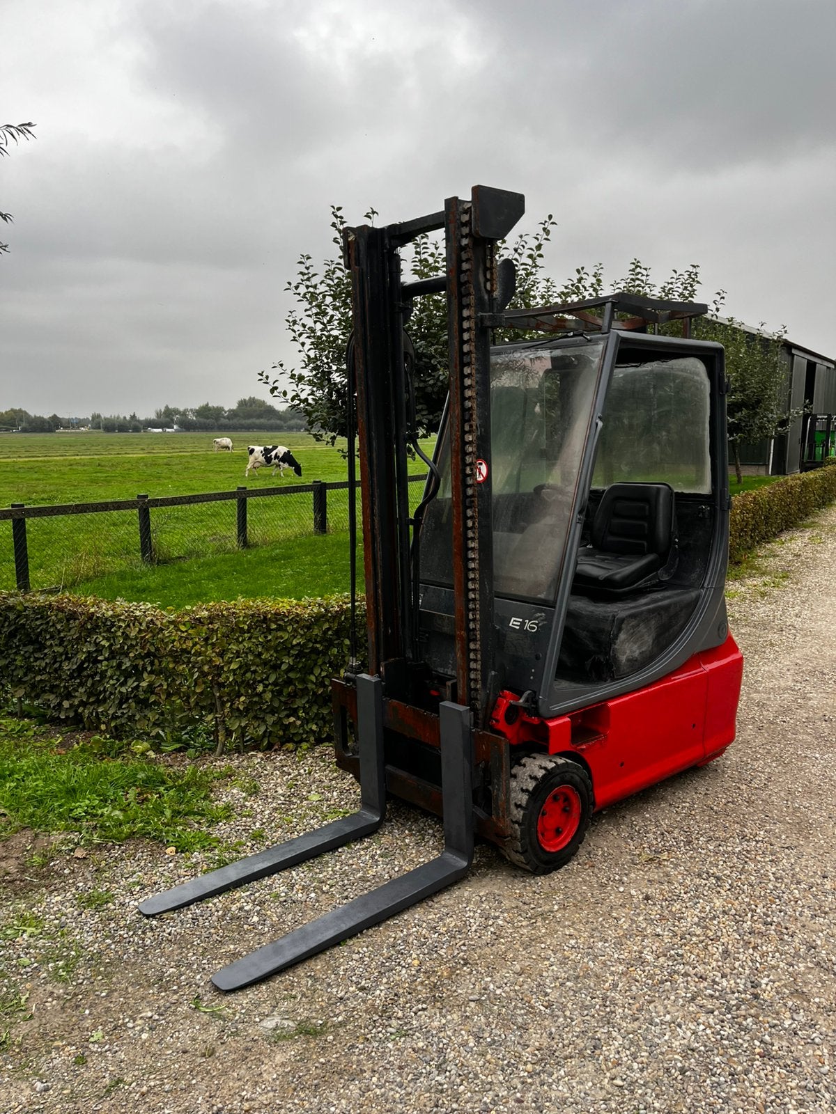 Linde e16 1600kg 4m heffen elektrisch doorkijkmast netjes, Zakelijke goederen, 1000 tot 2000 kg, Ophalen of Verzenden, Elektrisch