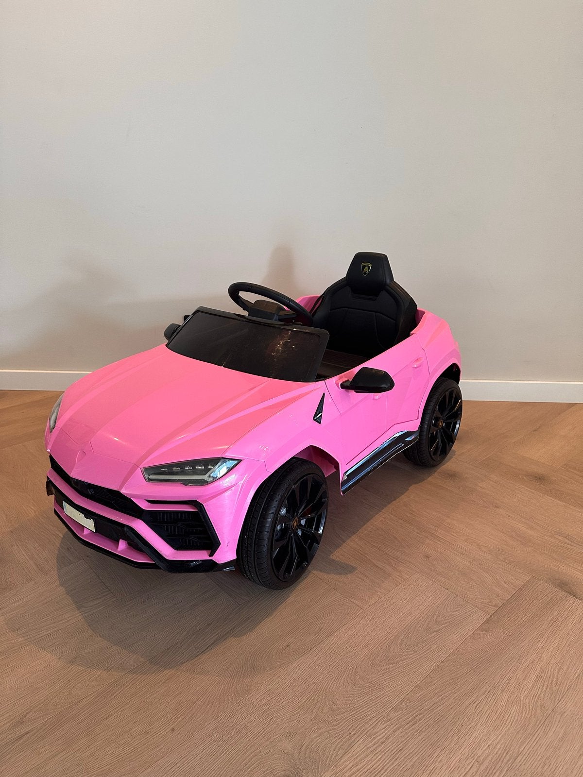 Roze Lamborghini elektrische speelgoed auto, Ophalen of Verzenden, Gebruikt