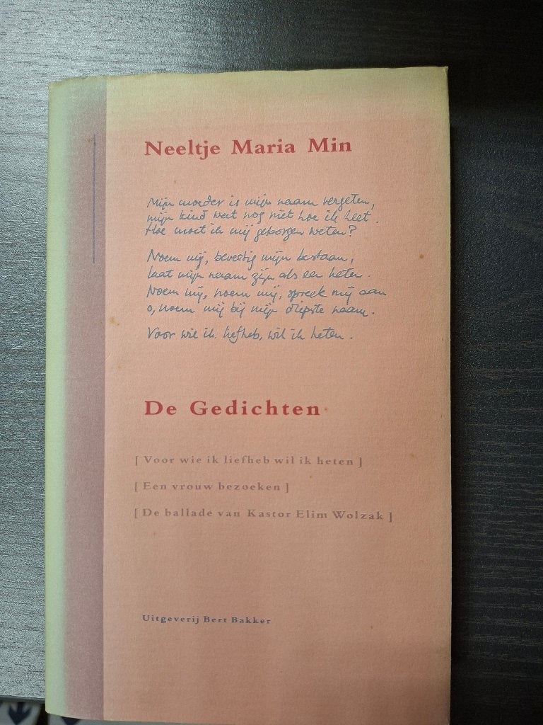 Gedichtenbundel Neeltje Maria Min, Boeken, Ophalen of Verzenden, Zo goed als nieuw, Neeltje Maria Min, Eén auteur
