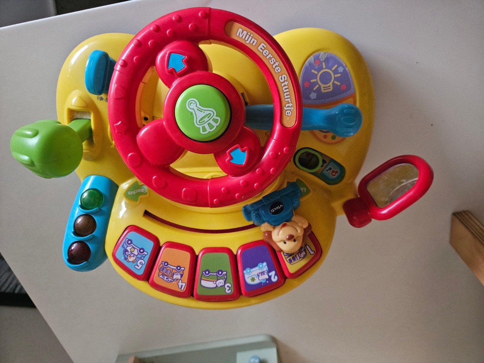 VTech Mijn Eerste Stuurtje - Interactief Speelgoed, Ophalen, Gebruikt, Auto, Met licht