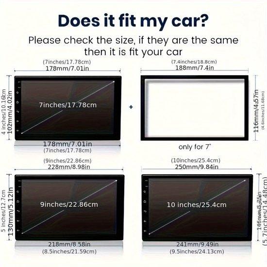 Android 2Din Multimedia Speler – Auto Navigatie Systeem, Corvance B.V., Verzenden, Nieuw, Corvancebol@gmail.com