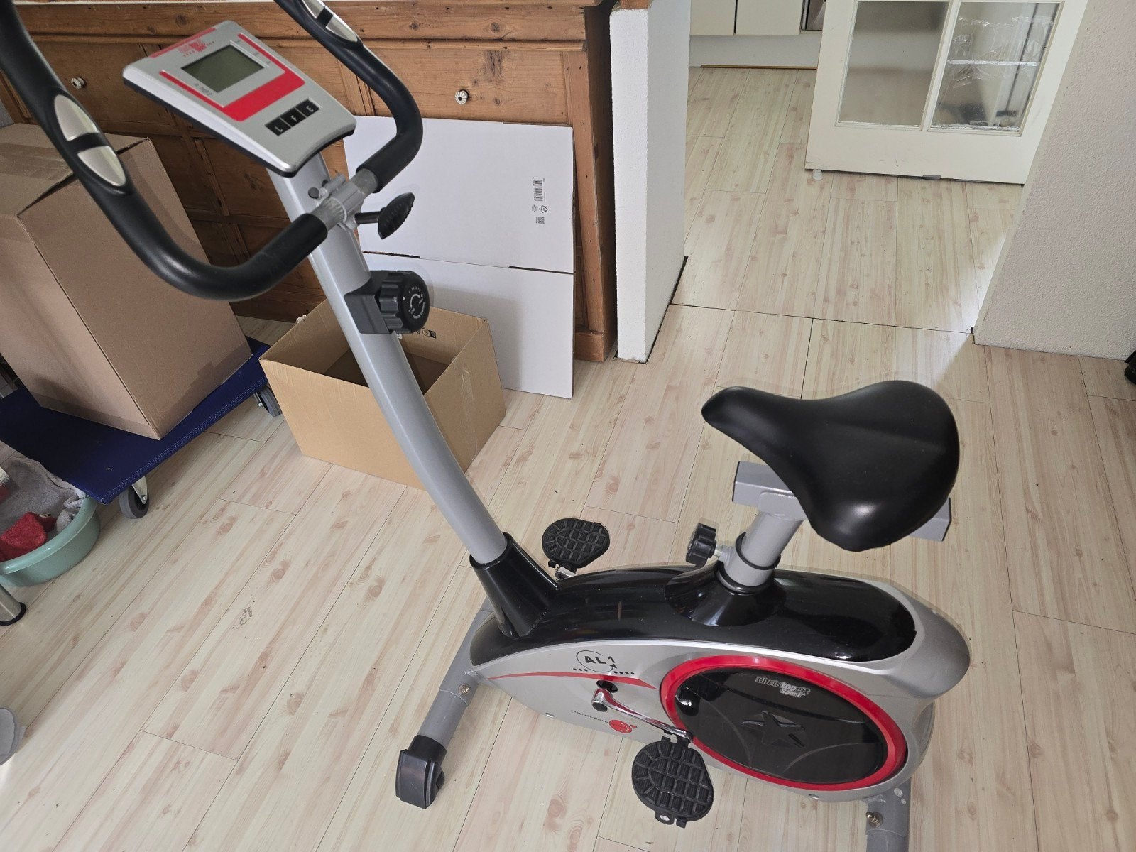 Christopeit Sport AL1 Hometrainer, Sport en Fitness, Ophalen, Gebruikt, Metaal, Benen