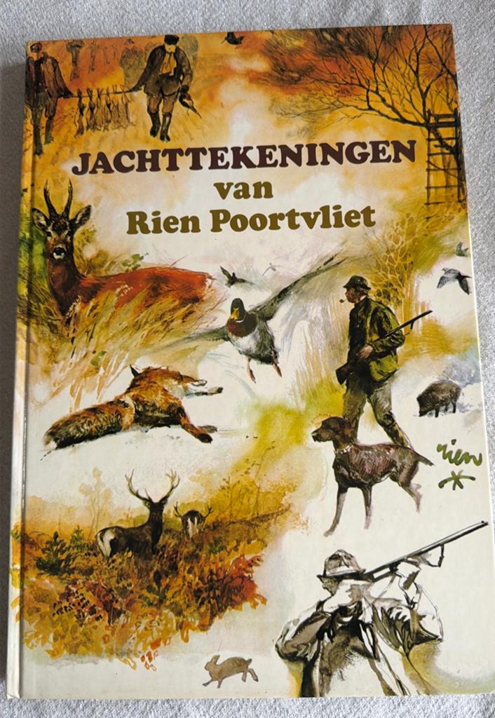 Jachttekeningen van Rien Poortvliet - Natuur & Jacht, Boeken, Natuur, Ophalen, Gelezen, Natuur algemeen