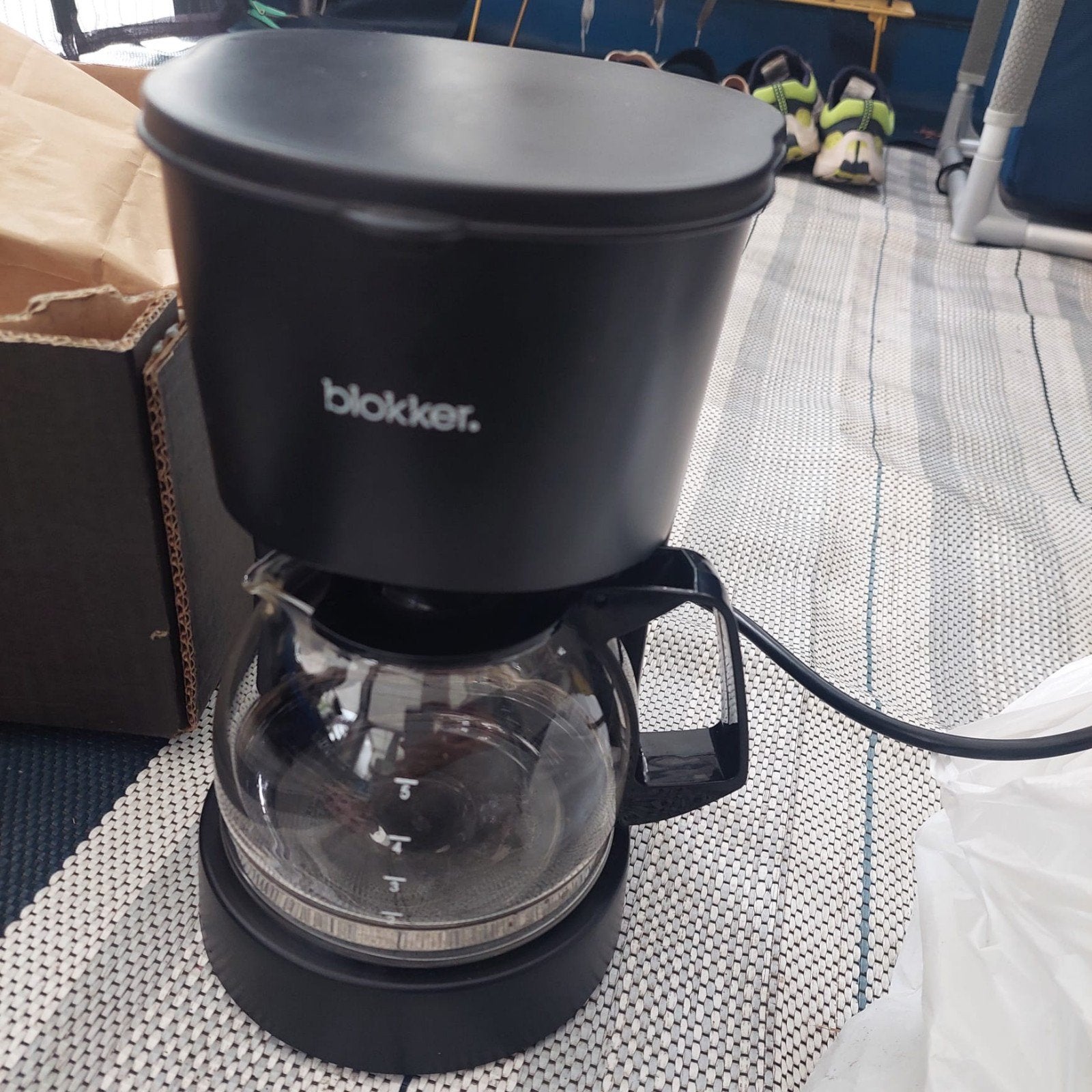 Blokker Koffiezetapparaat - ideaal voor op de camping, Witgoed en Apparatuur, Koffiezetapparaten, Koffiemachine, Gemalen koffie