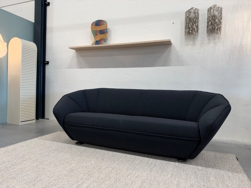 Nieuw Pode Colla Bank 3 zits Mosaic blauw stof 228, Huis en Inrichting, Leolux, Info@leolux.nl, 75 tot 100 cm, Ophalen of Verzenden