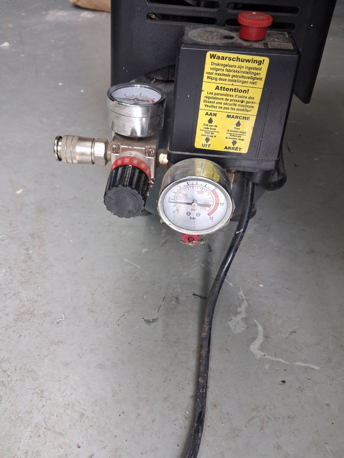 Gamma Compressor CP-6 1100W 6L/8bar, Doe-het-zelf en Verbouw, Compressors, Ophalen
