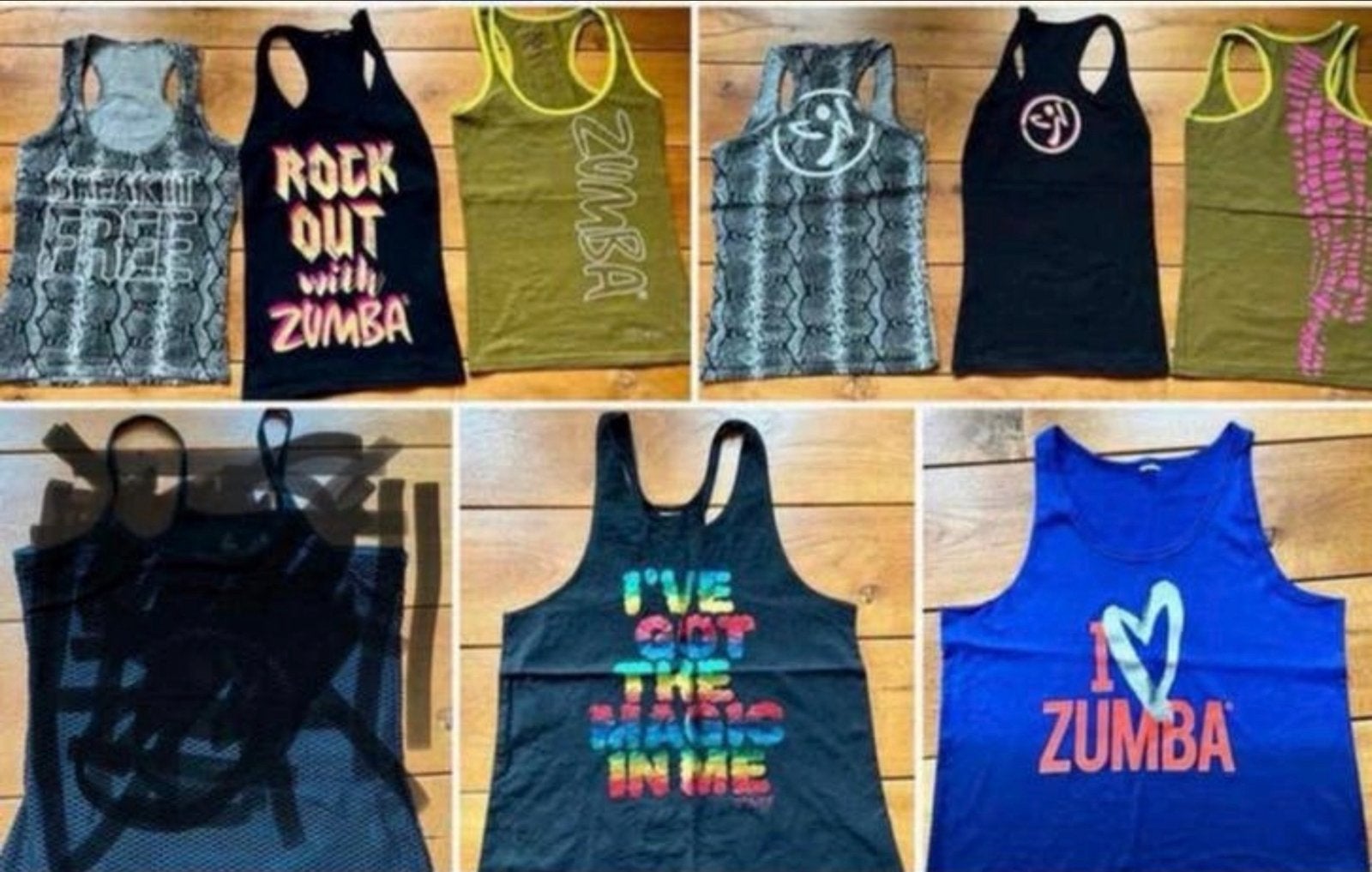 Zumba tanktops (XS/S) in diverse kleuren en prints, Overige kleuren, Ophalen of Verzenden, Maat 34 (XS) of kleiner, Fitness of Aerobics