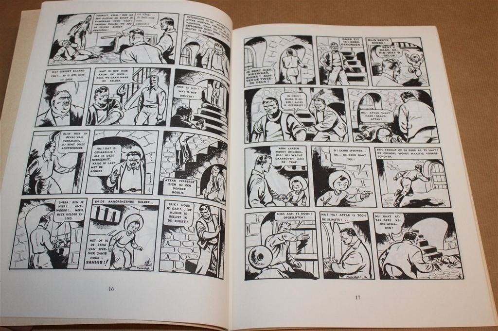 De Pharao van de Grotten en De Blauwe Sperwer — Sirius 1972, Boeken, Eén stripboek, Ophalen of Verzenden, Gelezen