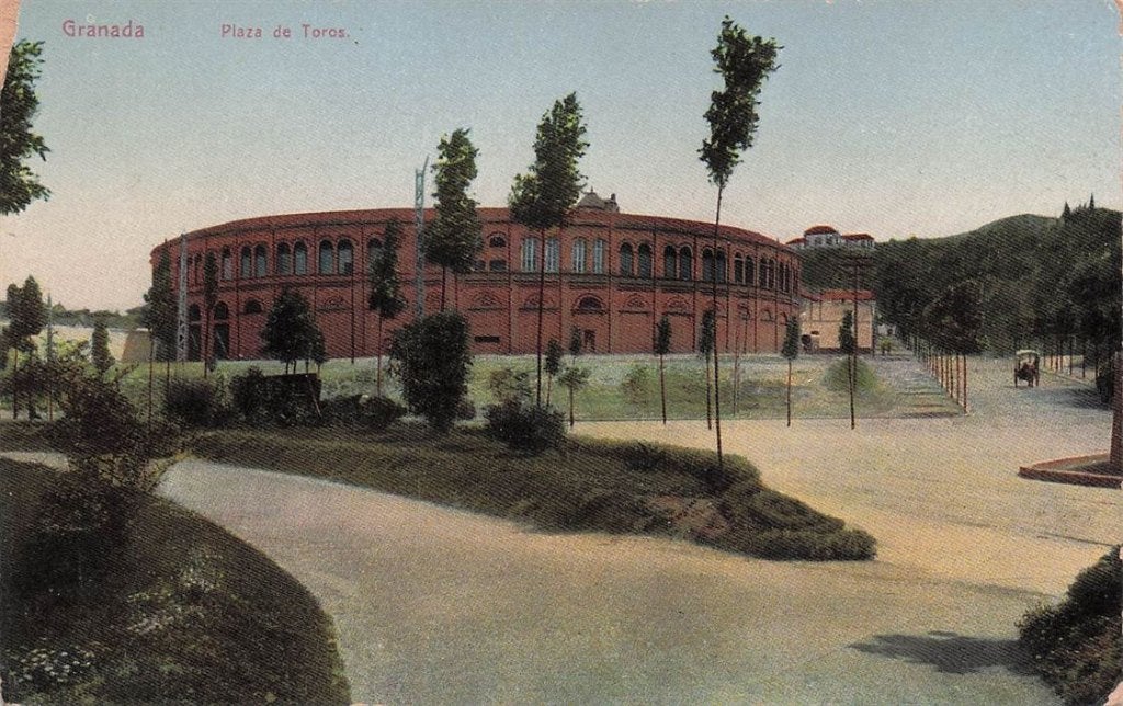 703-260-001 Granada Plaza De Toros, Verzamelen, Ansichtkaarten | Buitenland, Spanje, Voor 1920, Verzenden