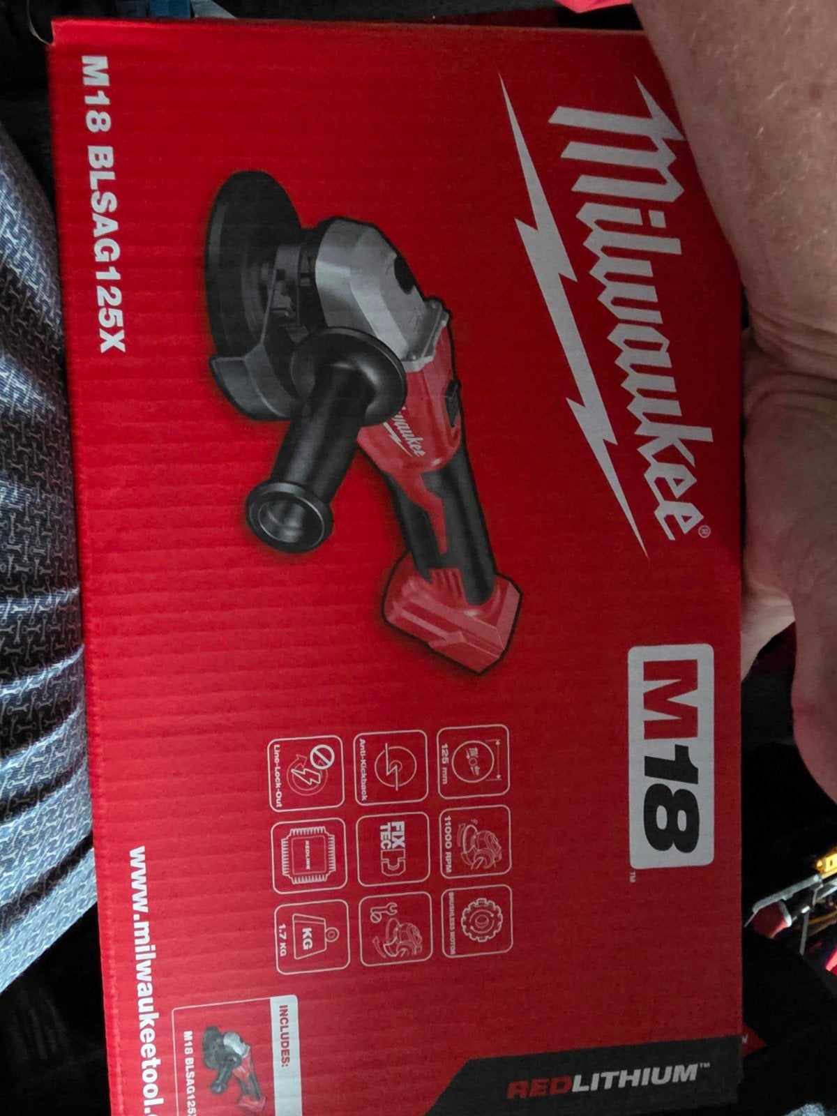 Milwaukee M18 BLSAG125X Accu Slijptol - Nieuw in doos, Ophalen of Verzenden, Nieuw, Haakse handslijpmachine