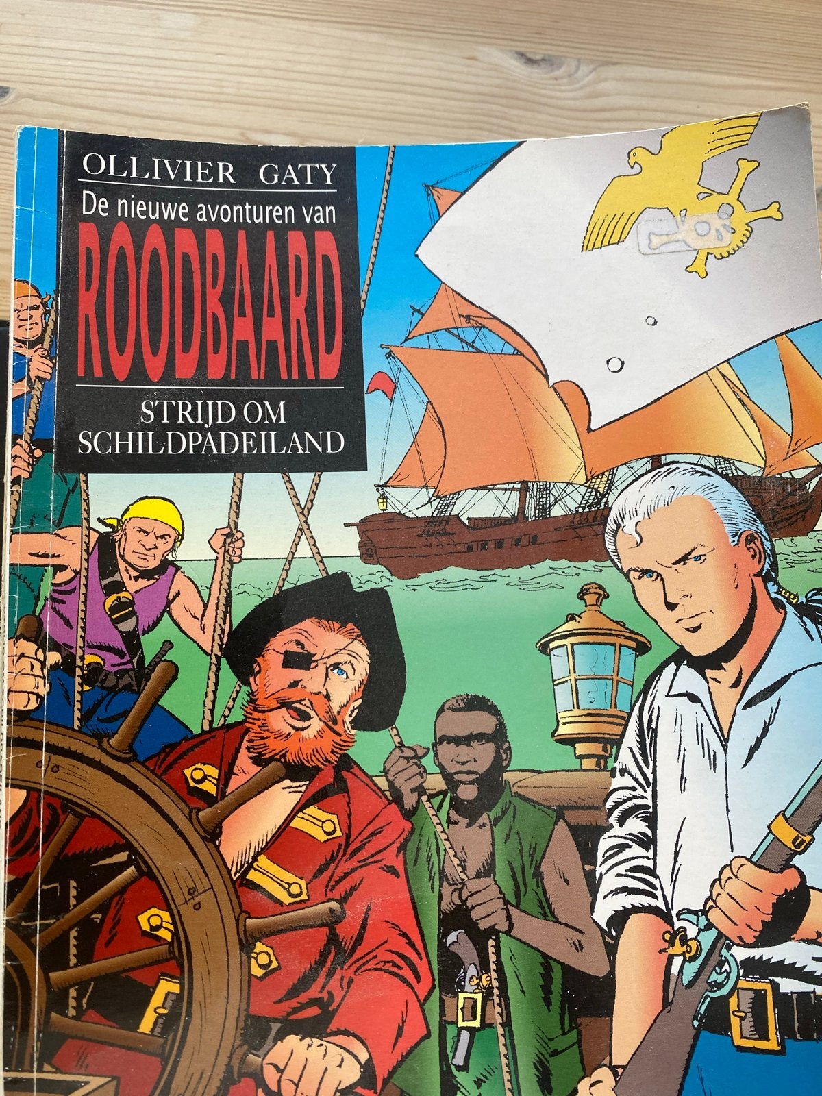 Roodbaard: Strijd om Schildpadeiland - Nieuwe avonturen, Eén stripboek, Ophalen, Zo goed als nieuw