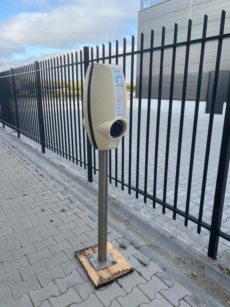 Dubbele EVBox Laadpaal 22 kW, Ophalen, Gebruikt, Laadpaal