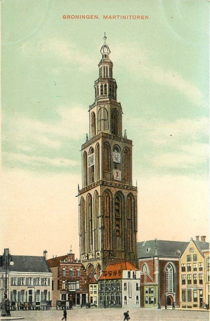 701-340-037 Groningen Martinitoren, Verzenden, Voor 1920, Groningen
