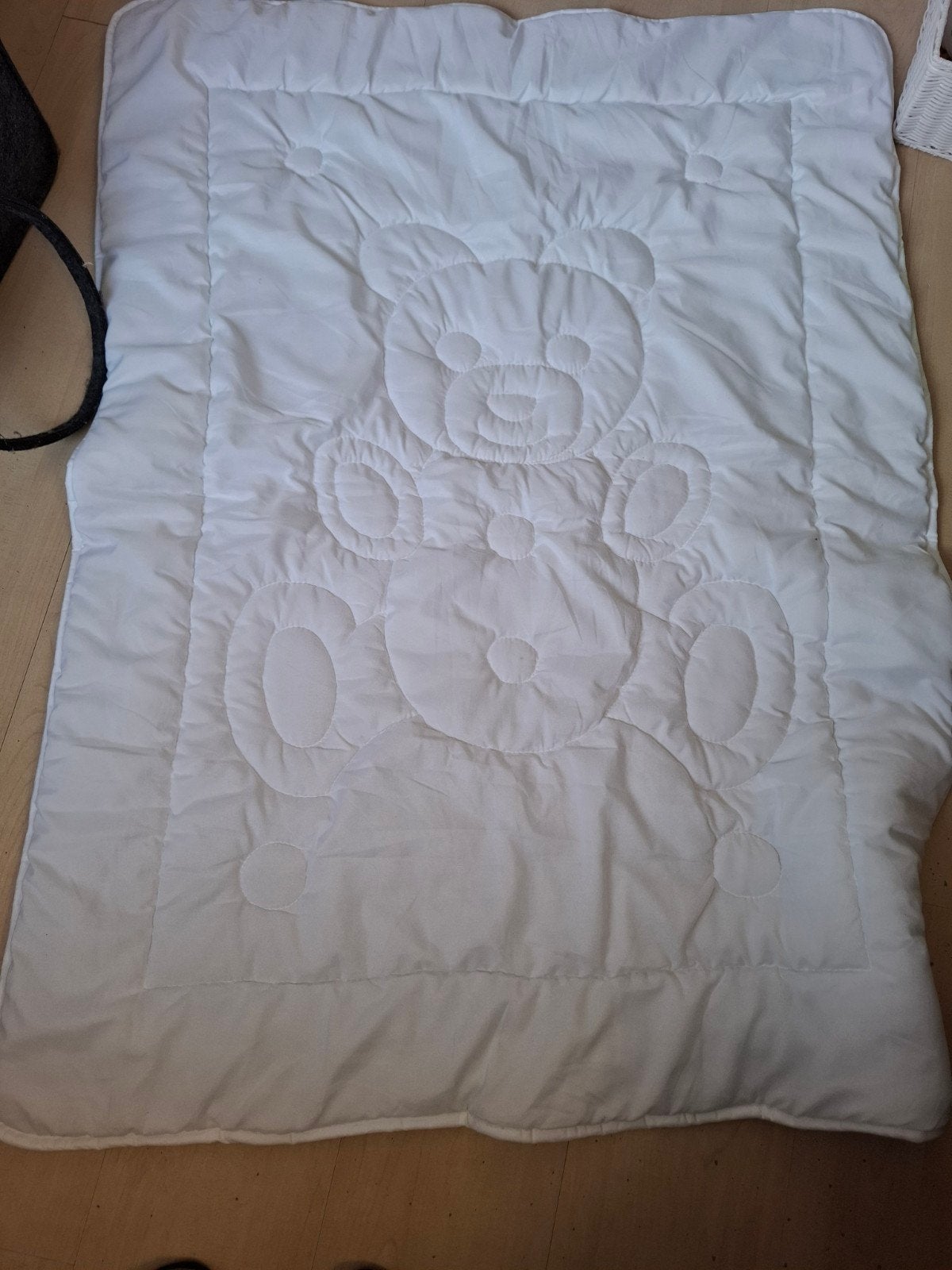 Dekbed voor ledikant 100 x 135, Kinderen en Baby's, Kinderkamer | Beddengoed, Jongetje of Meisje, Wit, Nieuw, Ophalen of Verzenden