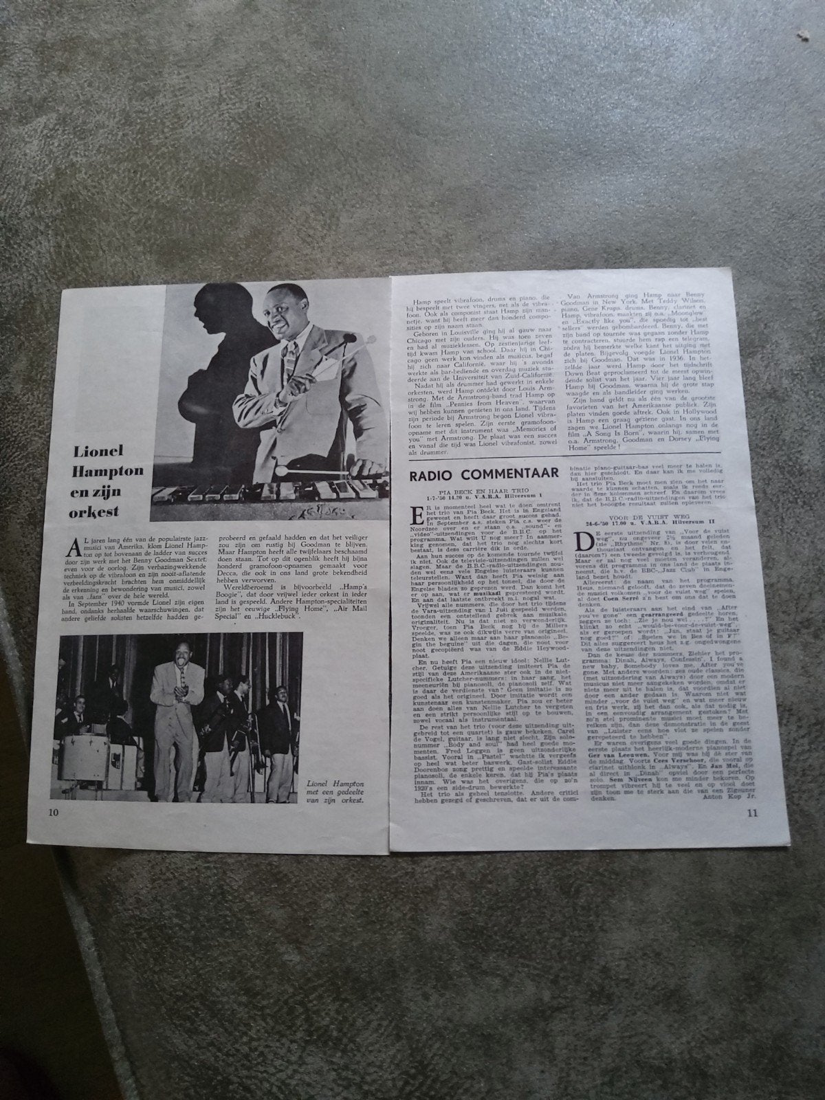 Lionel Hampton, Ophalen of Verzenden, Zo goed als nieuw, Boek, Tijdschrift of Artikel