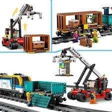 Lego trein 60336: 2 goederenwagons + verreiker (Nieuw!), City, Lego, Nieuw, Ophalen of Verzenden