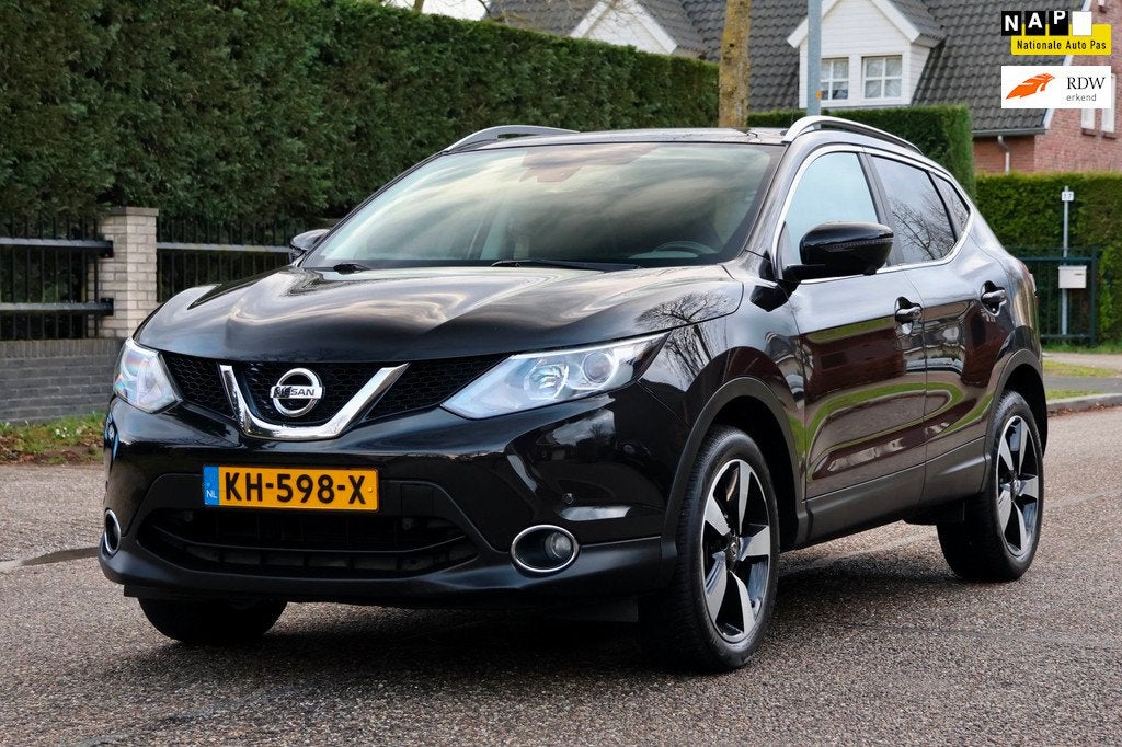 Nissan Qashqai 1.2 N-Connecta | PANO | NAVI | CLIMA | CRUISE, Auto's, Nissan, Bedrijf, Te koop, Qashqai, 360° camera, ABS, Achteruitrijcamera