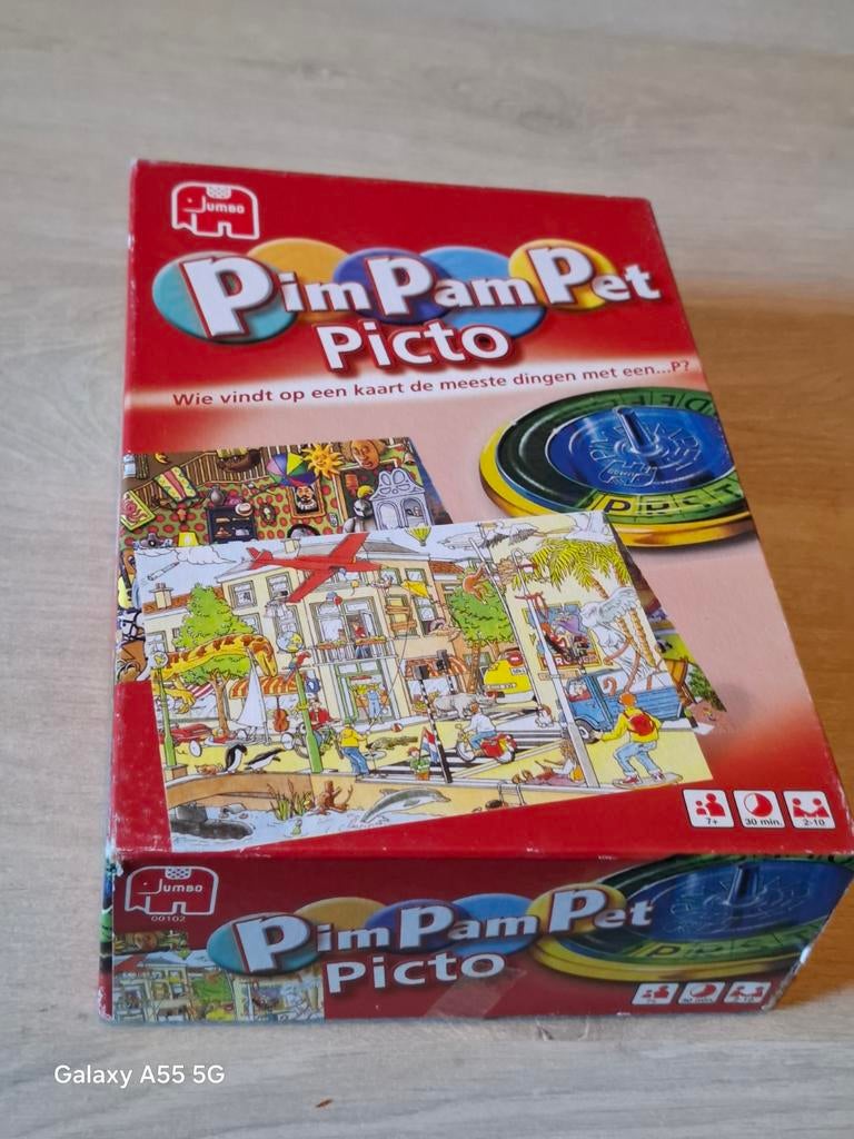 Pim Pam Pet Picto - Leuk gezelschapsspel voor jong en oud, Vijf spelers of meer, Ophalen of Verzenden, Postbus 222, 1500 EE Zaandam, Nederland