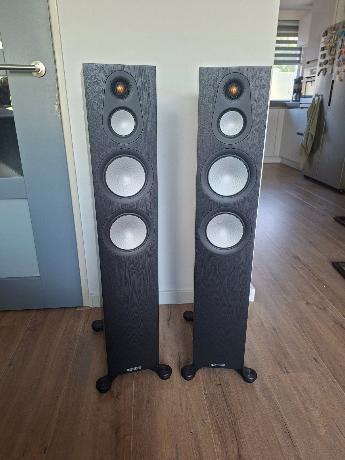 Monitor Audio Silver 300 7G zwart., Speakerset, Zo goed als nieuw, Monitor Audio, Geschikt voor surround/home cinema