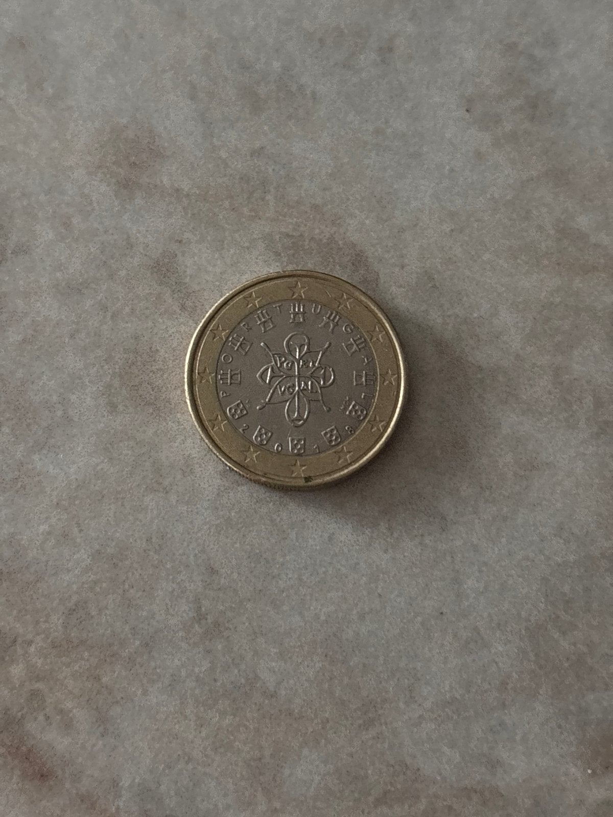 Zeldzame Portugese 1 Euro munt, Postzegels en Munten, Munten | Europa | Euromunten, Ophalen of Verzenden, Portugal, 1 euro, Losse munt