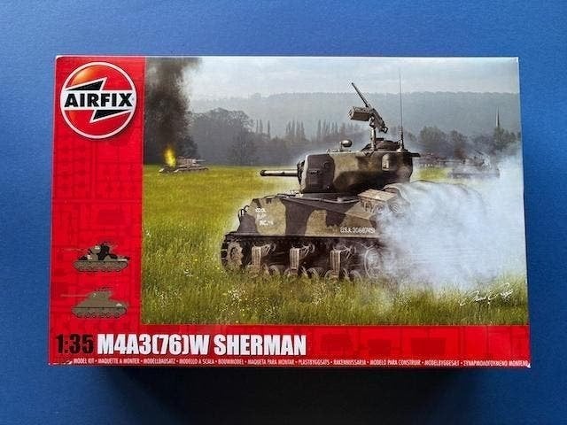 Airfix	A1365	M4A3(76)W Sherman	1/35 incl PE, Verzenden, Nieuw, Airfix, Tank