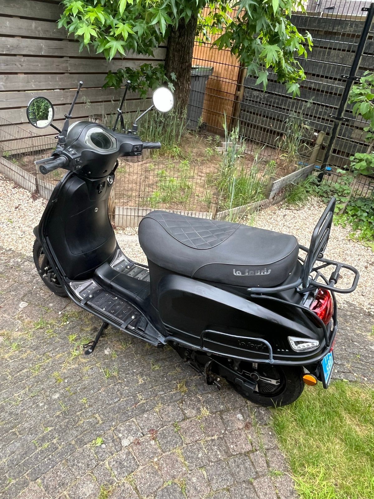 La Souris Scooter - Mat Zwart, Fietsen en Brommers, Scooters | Overige merken, Ophalen, Gebruikt, Maximaal 25 km/u, Benzine