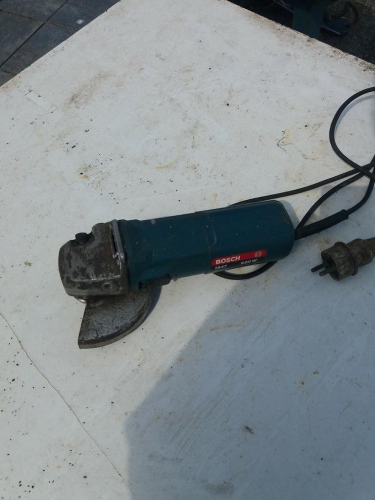 haakse slijper bosch blauw, Ophalen of Verzenden, Zo goed als nieuw, 1200 watt of meer, Excentrische schuurmachine
