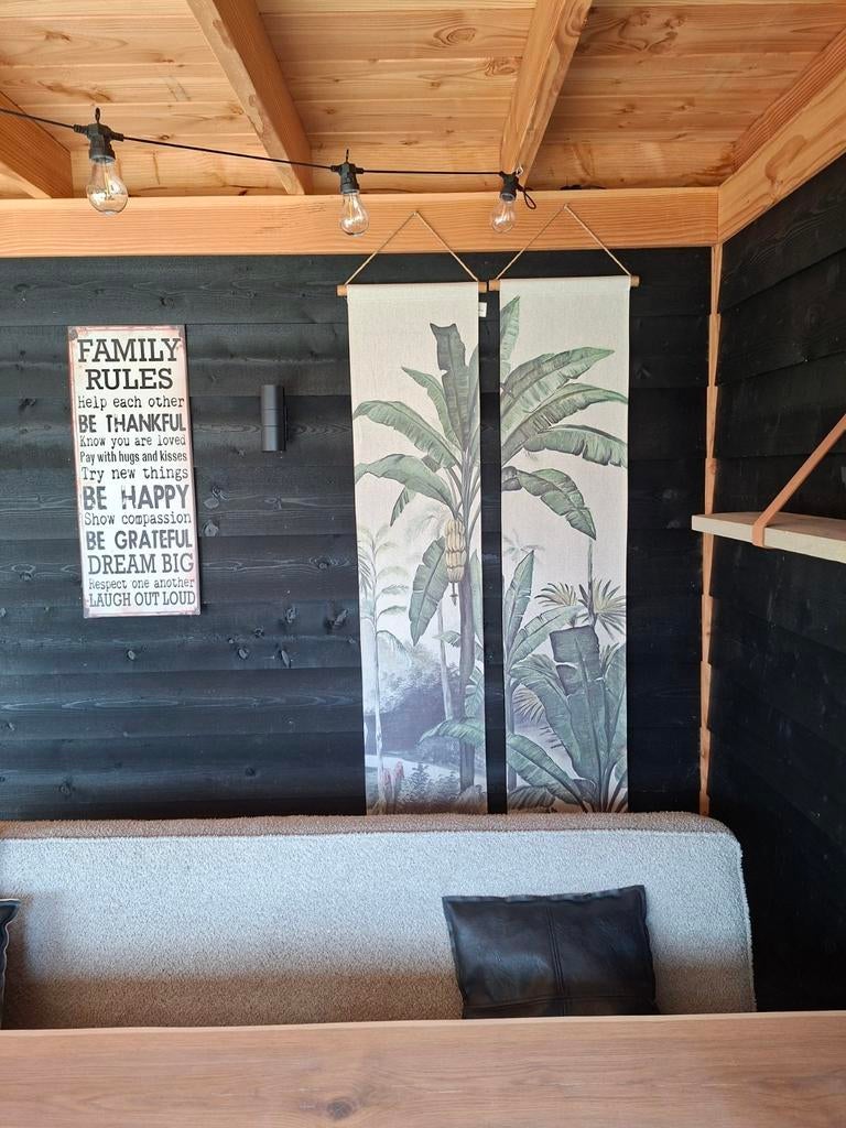 Botanische decoratieset, Ophalen of Verzenden, Gebruikt, Groen