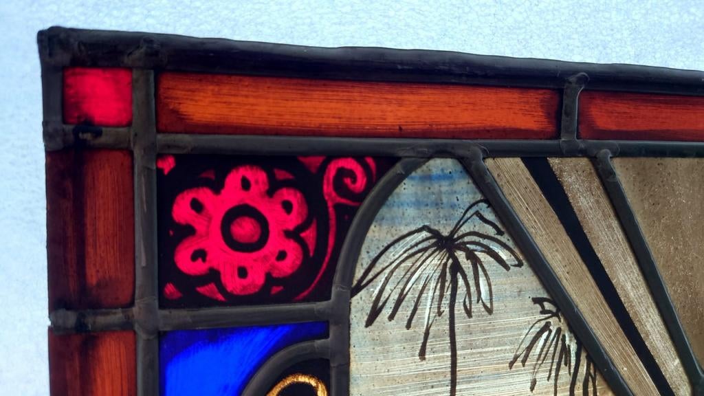 Gebrande glas in lood, Ophalen of Verzenden