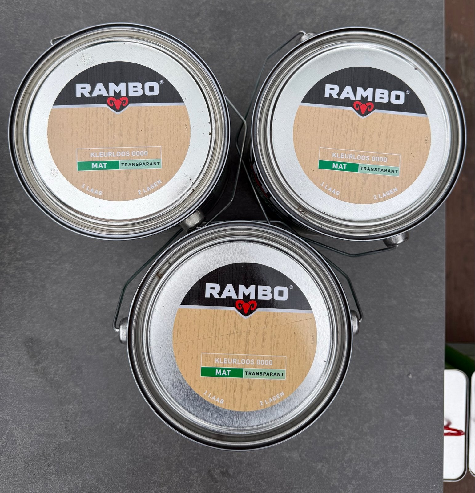 Rambo Pantserbeits Schutting Kleurloos Mat Transparant 2,5L, Ophalen, Overige kleuren, Nieuw, Beits