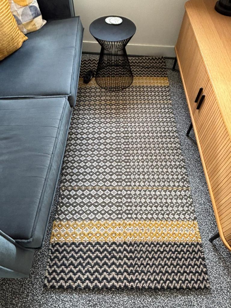 Loods5 Zuiver vloerkleed 195x85cm, Ophalen, Grijs, 50 tot 100 cm, Zo goed als nieuw