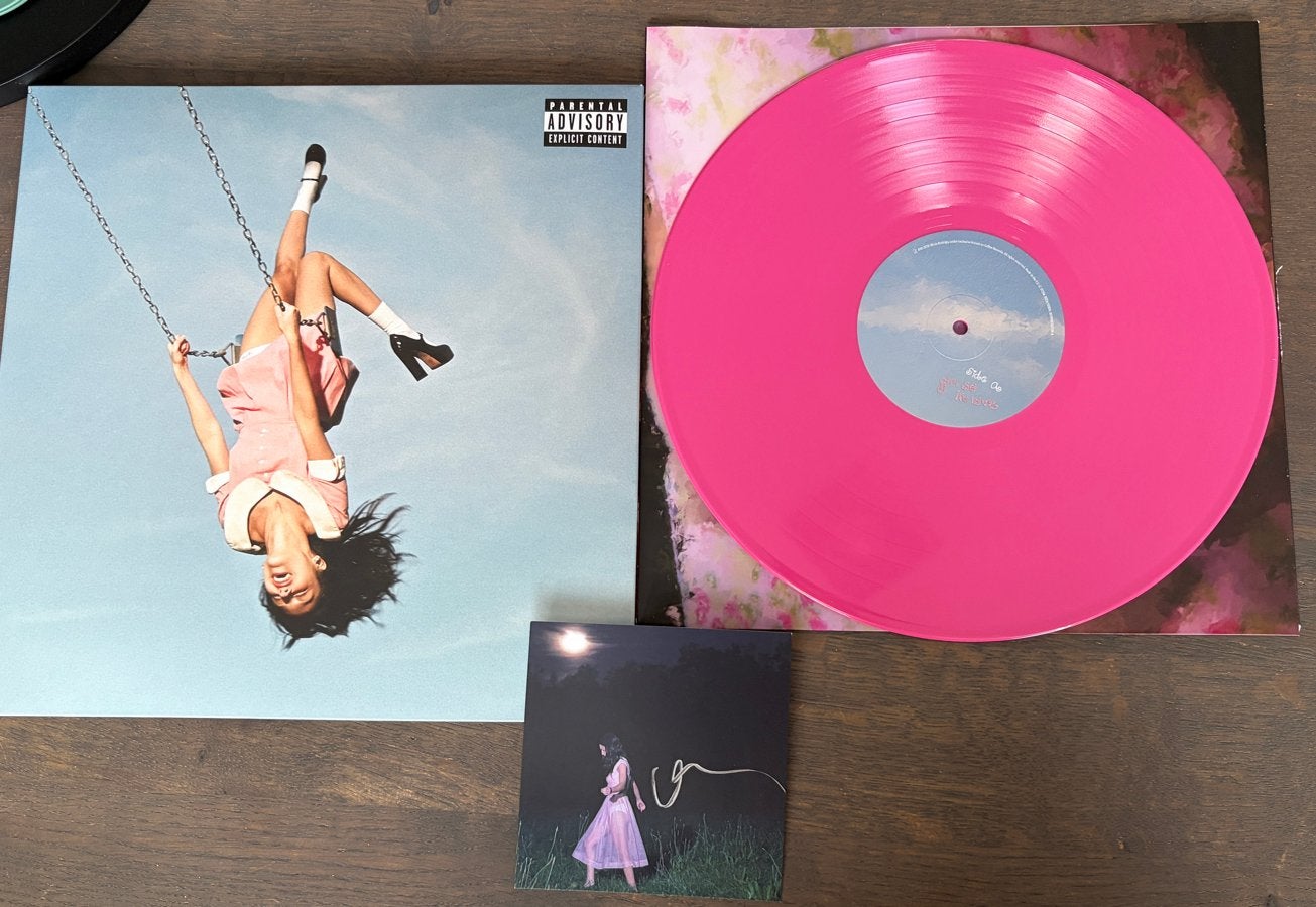 Olivia Rodrigo gesigneerd roze vinyl, Ophalen of Verzenden, 12 inch, Nieuw in verpakking, Colored vinyl