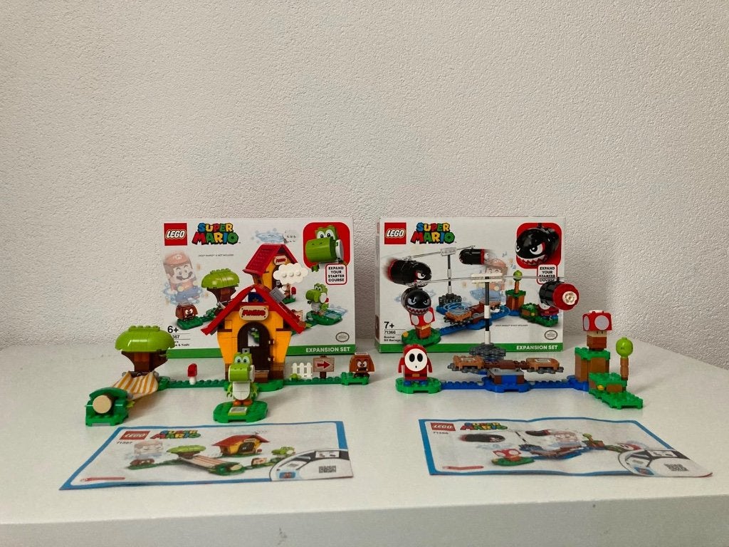 LEGO Super Mario duo set (71366 en 71367), Gebruikt, Overige thema's, Lego, Ophalen of Verzenden