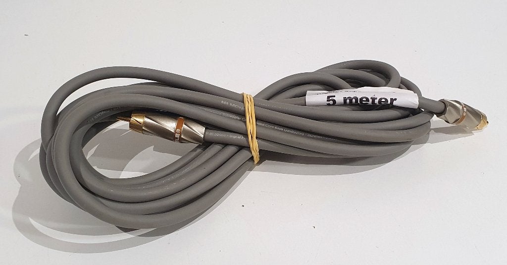 Subwooferkabel (RCA) Monster 400SW High Performance (5 m), S, Ophalen of Verzenden, S, S