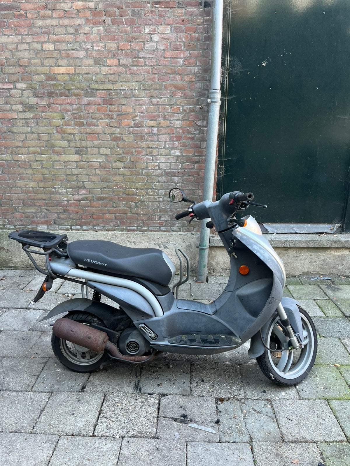 Peugeot ludix snor (afgebroken uitlaat), Ophalen, Gebruikt, Tweetakt, Peugeot