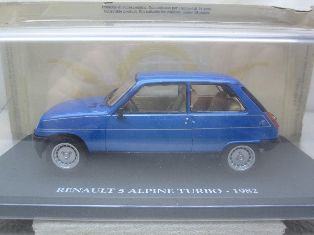 Renault 5 Alpine Turbo 1982 1:24 Atlas, Ophalen of Verzenden, Nieuw, Auto, Overige merken