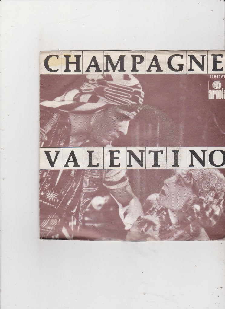Single Champagne - Valentino, Ophalen of Verzenden, Gebruikt, 7 inch, Pop