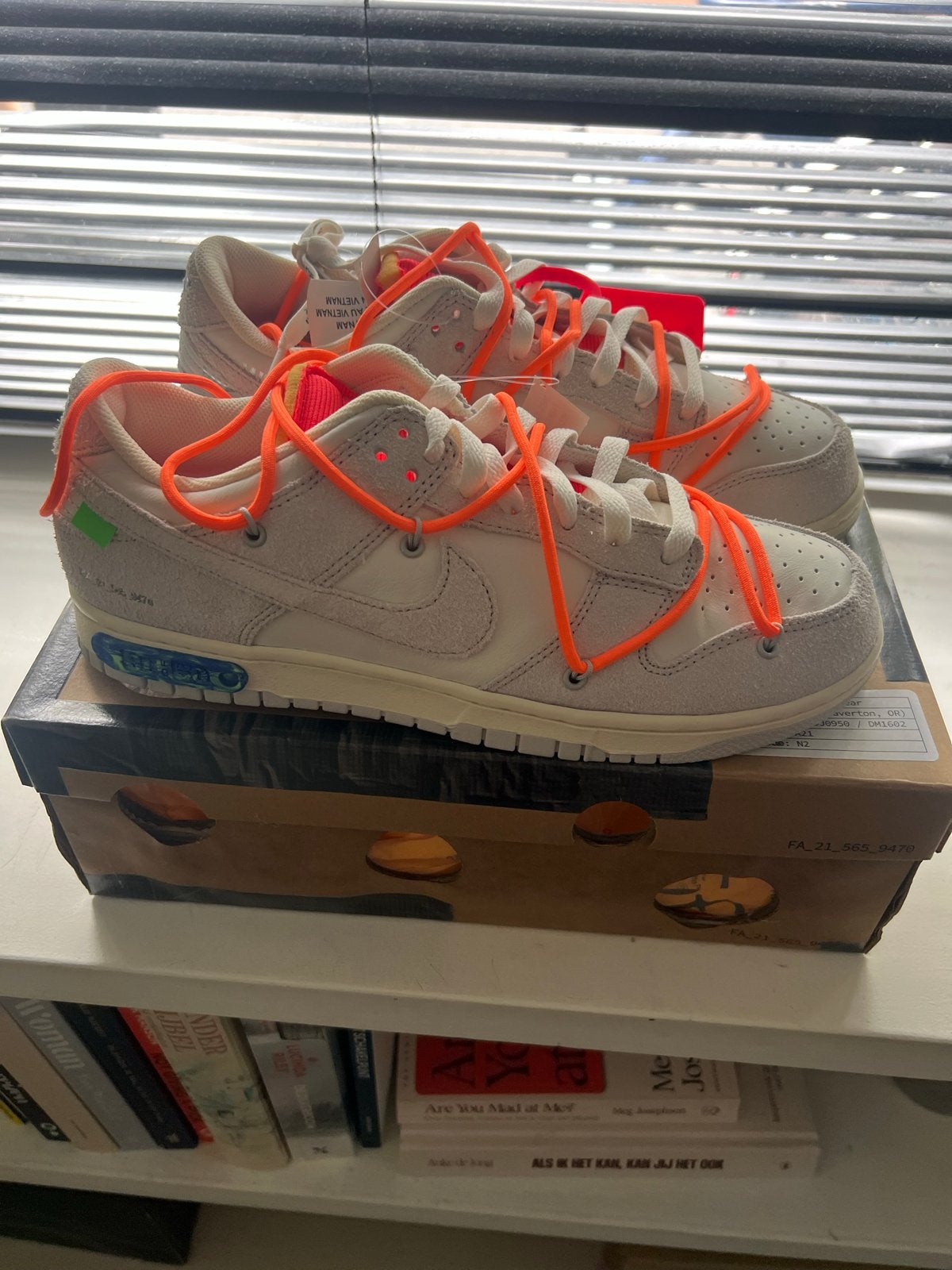 Nike Dunk Low Off-White Lot 31 Sneakers, Kleding | Heren, Schoenen, Ophalen of Verzenden, Nieuw, Wit, Sneakers of Gympen