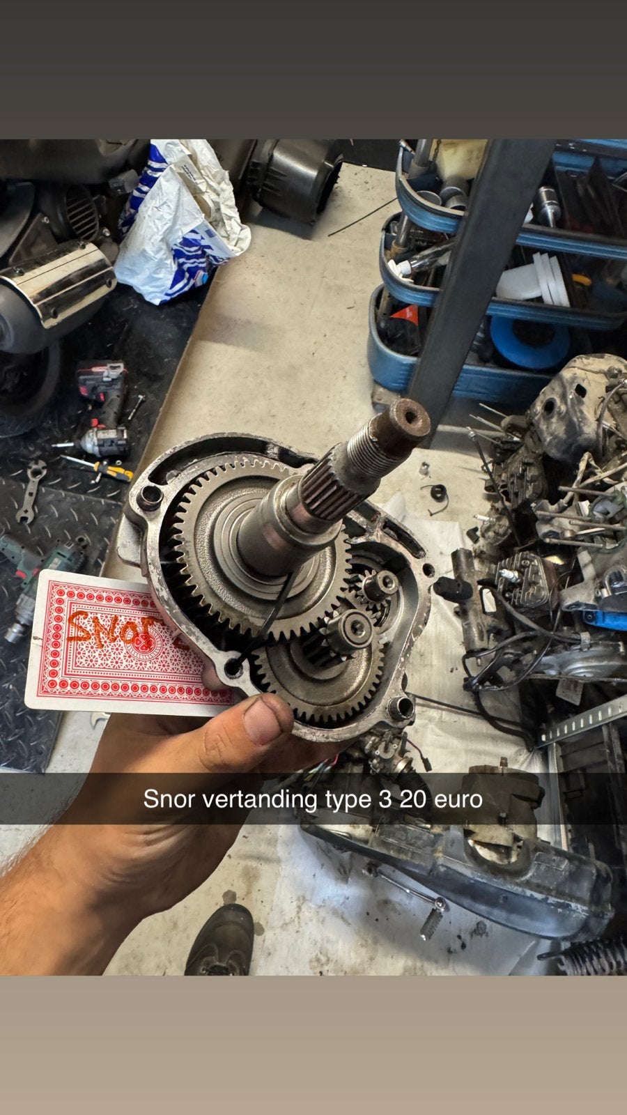 Piaggio 2t Snor Vertanding Type 3, Ophalen of Verzenden, M, M, M