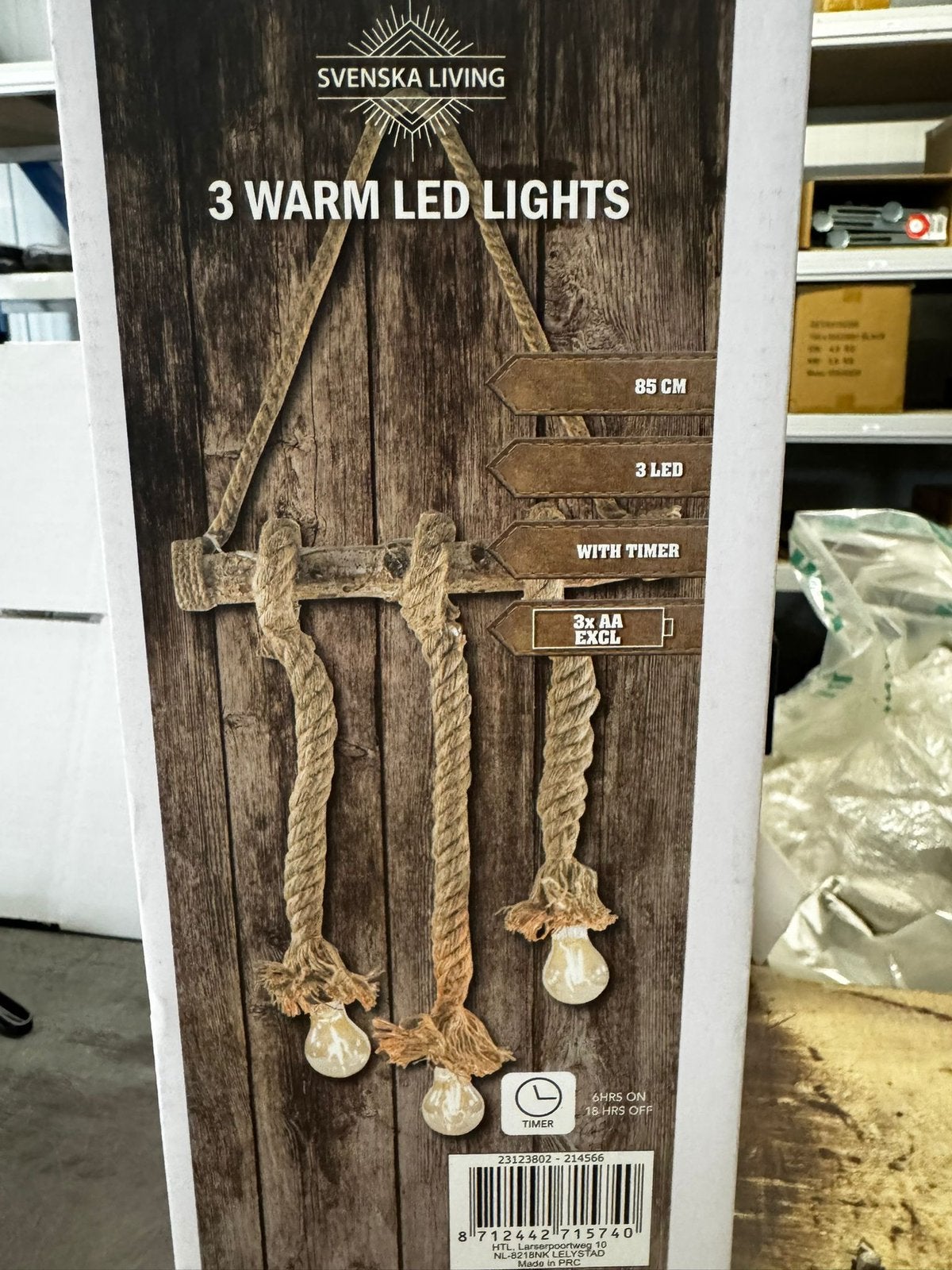 Nieuw touw lamp verlichting, Huis en Inrichting, Woonaccessoires | Kamerschermen, Ophalen of Verzenden, Zo goed als nieuw
