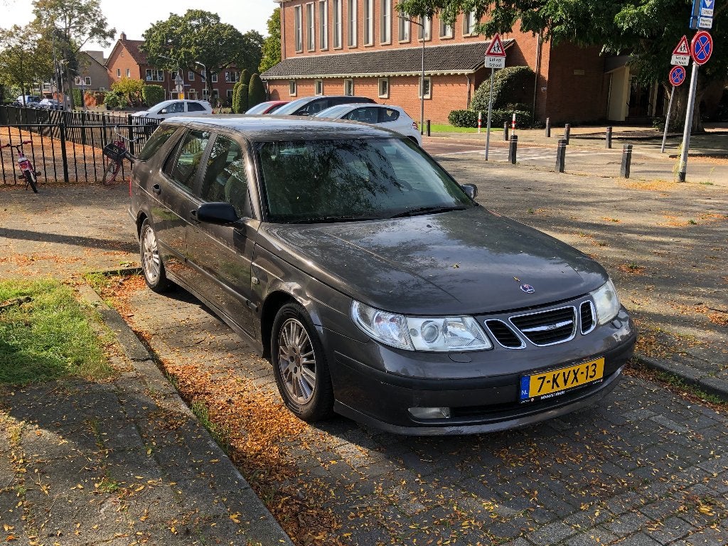 Saab 9.5 Estate 2.3 Turbo Arc, Voorwielaandrijving, Dealer onderhouden, 1525 kg, 1800 kg
