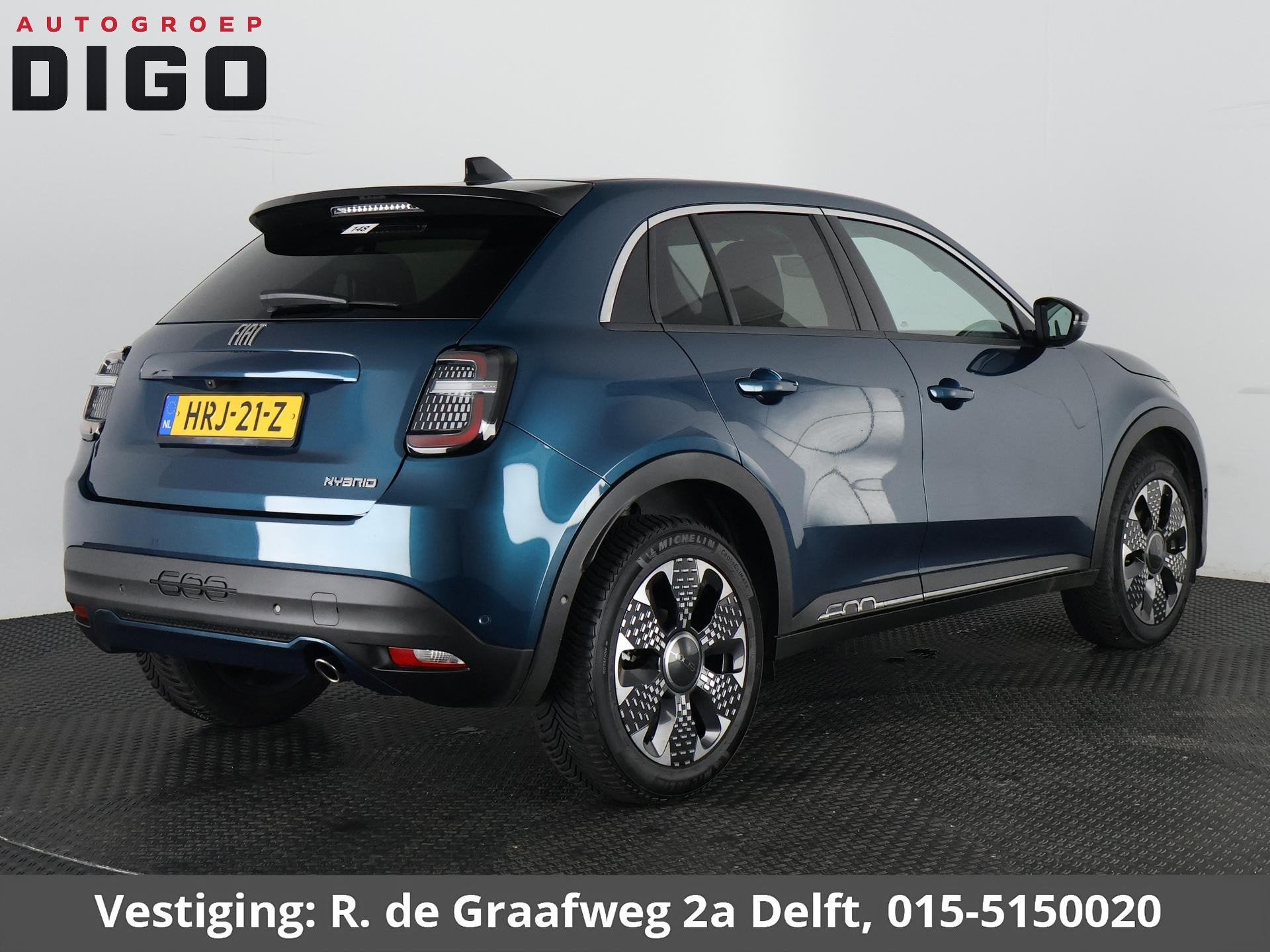 Fiat 600 1.2 Hybrid La Prima Garantie tot 05-2035!* | Apple, Gebruikt, Euro 6, 1199 cc, Blauw