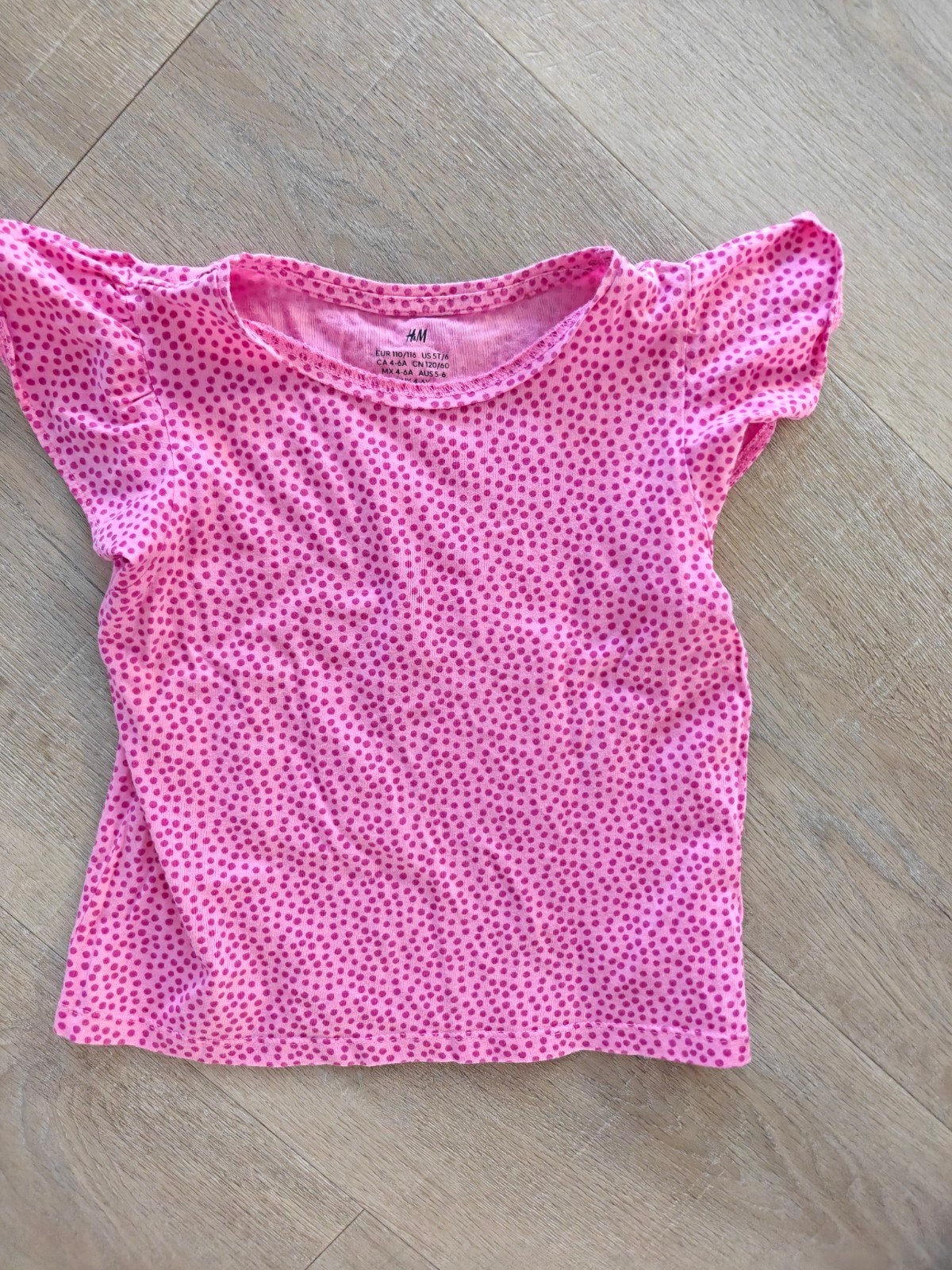 Shirtje H&M maat 110/116, Kinderen en Baby's, Kinderkleding | Maat 110, Ophalen of Verzenden, Gebruikt, Meisje, Shirt of Longsleeve